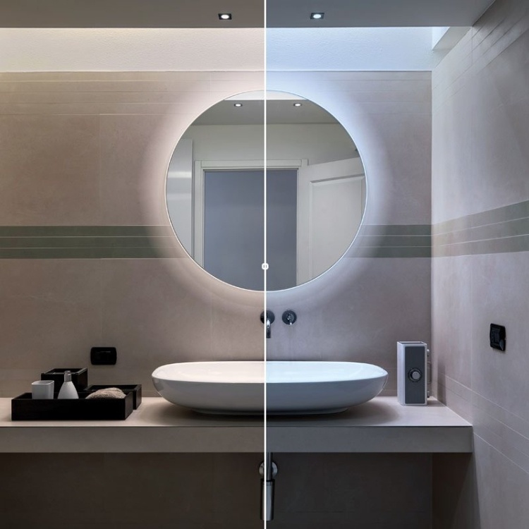 HIB Theme Round LED Mirror Sanctuary Bathrooms